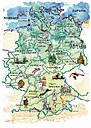 Klicken zum Vergrößern: Illustrierte Deutschlandkarte